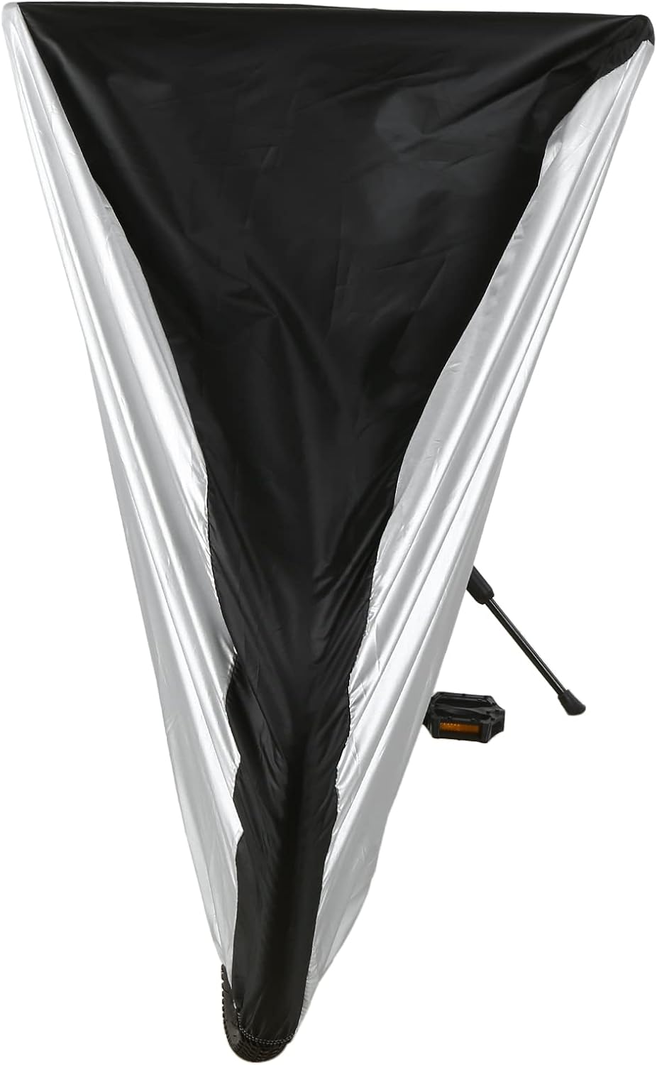 Silver-Coated 190T Polyester Cover for 20/24/26/29 Inch Bikes - Black/Black&Silver, S/M/L/XL Sizes, Weatherproof with Quick-Release Buckle & Lock Hole - Image 4