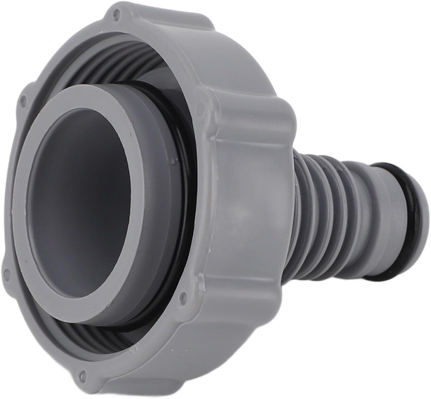 P6H1419-Compatible 40mm Plastic Pool Drain Valve with 32mm Inner Connector - Leak-Proof Design, Easy Installation, for Swimming Pools & Spas (Pack of 3) - Image 3