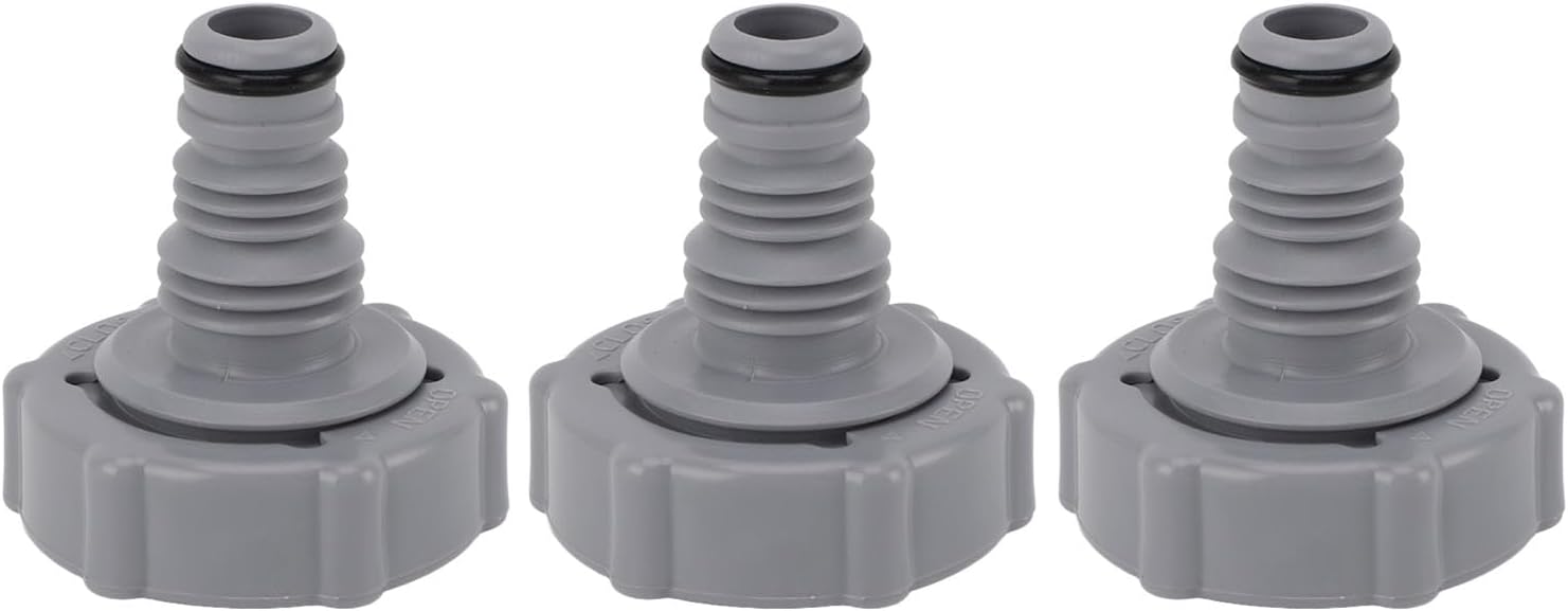 P6H1419-Compatible 40mm Plastic Pool Drain Valve with 32mm Inner Connector - Leak-Proof Design, Easy Installation, for Swimming Pools & Spas (Pack of 3) - Image 8