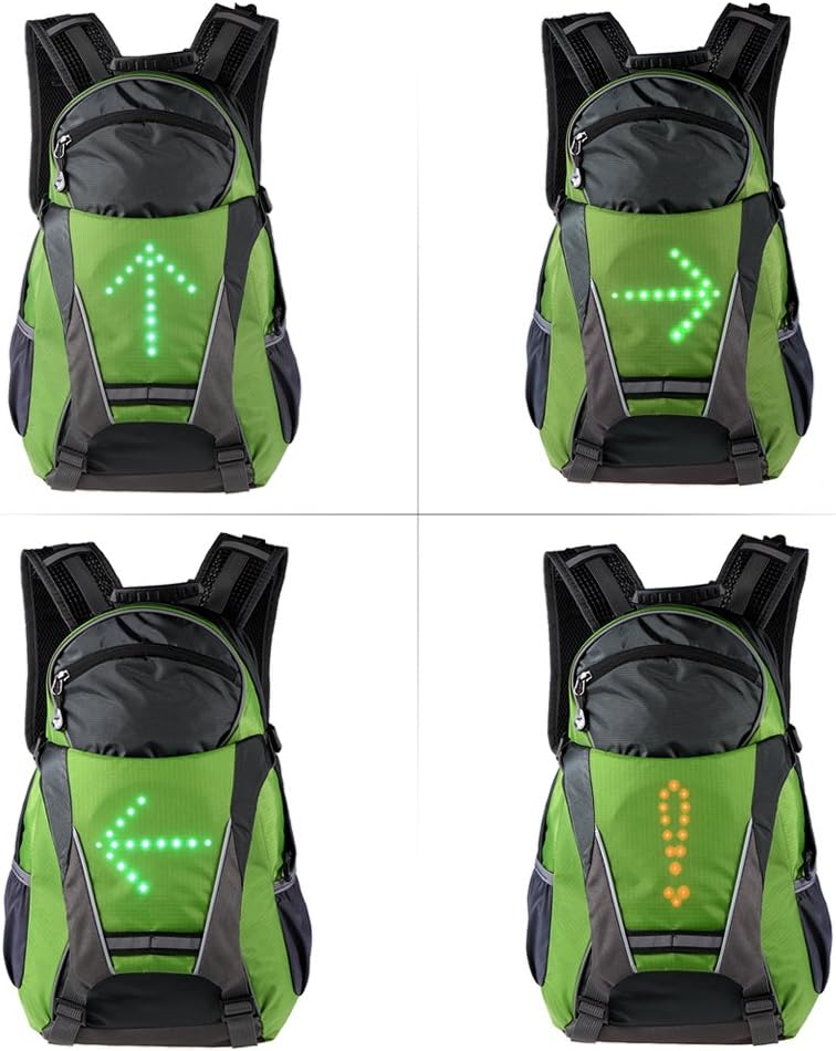 Cycling Bicycle Backpack with LED Turn Reflective Bag Pack for Outdoor Safety Night Riding Running Camping Hiking Mountaineering Walking Jogging - Image 7
