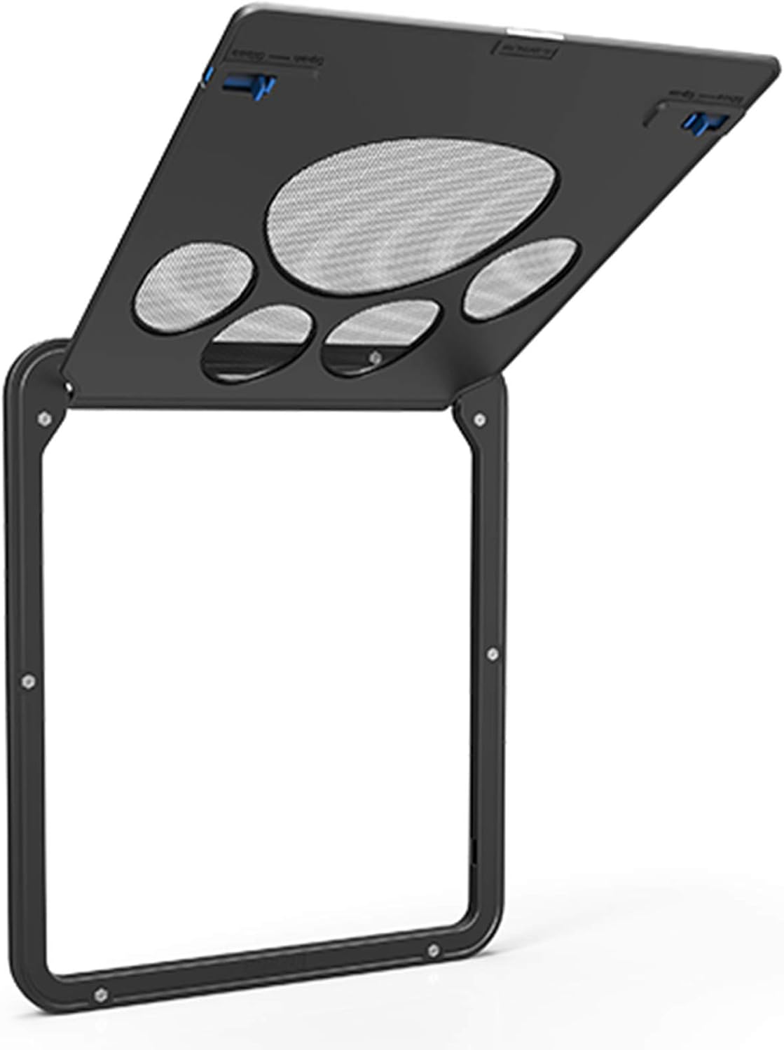 Pet Screen Door Sliding Screen Dogs Door with Magnetic Flap Lock Automatically for Medium Large Dogs - Image 8