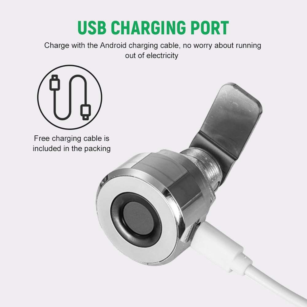 Compact Smart Fingerprint Lock T22 with Rechargeable Battery for Cabinets, Suitcases, Bikes, and More - Image 8
