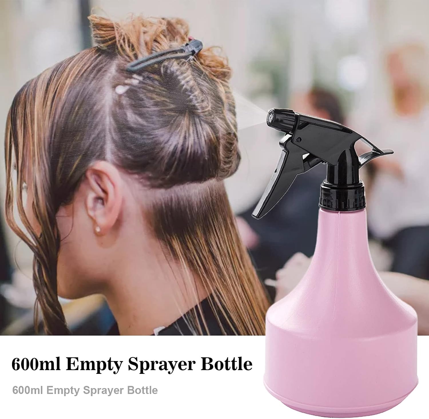 600ml Hair Styling Spray Bottle for Cutting & Styling, Empty Water Tool for Daily Hair Care - Image 7