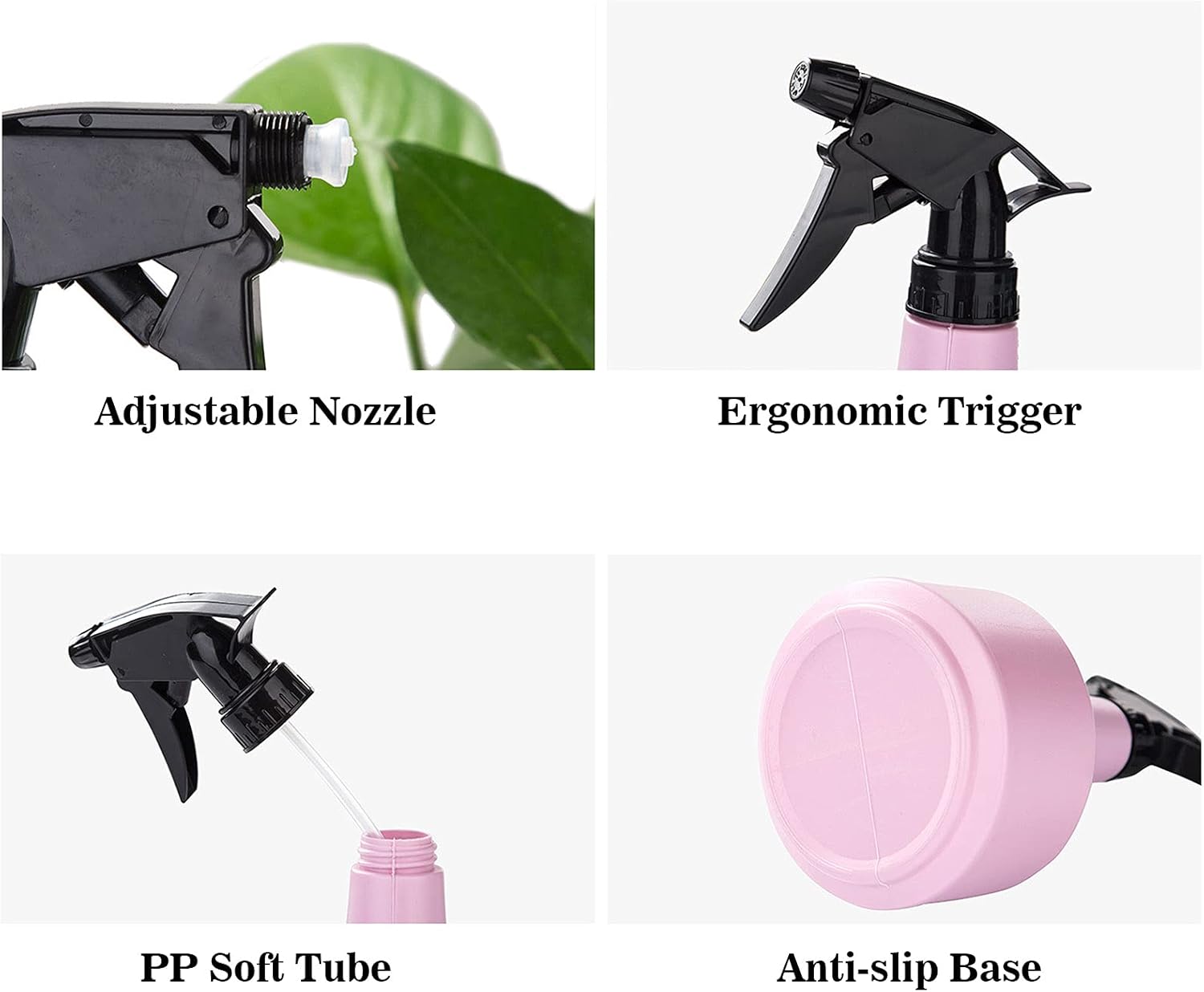 600ml Hair Styling Spray Bottle for Cutting & Styling, Empty Water Tool for Daily Hair Care - Image 8