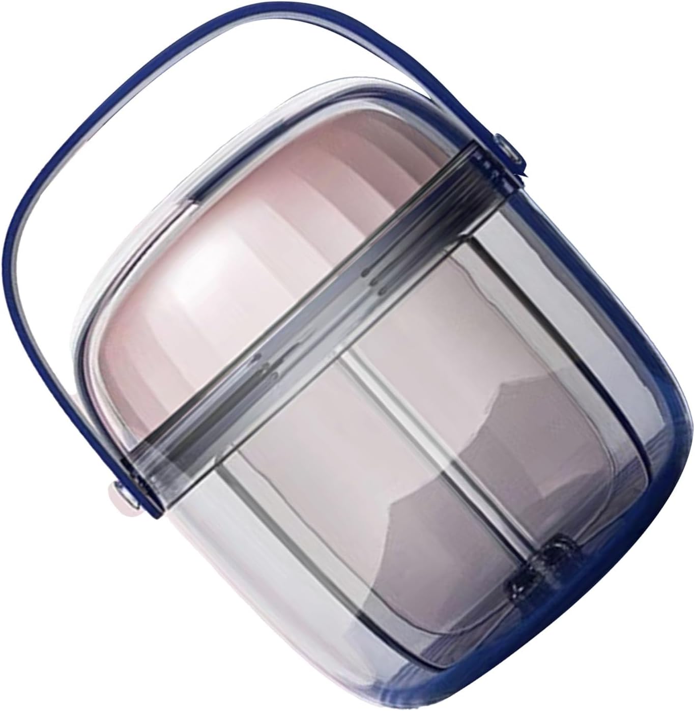Portable Rotating Organizer Box - 7 Compartment PC Material for, Travel Storage, Design - Image 7