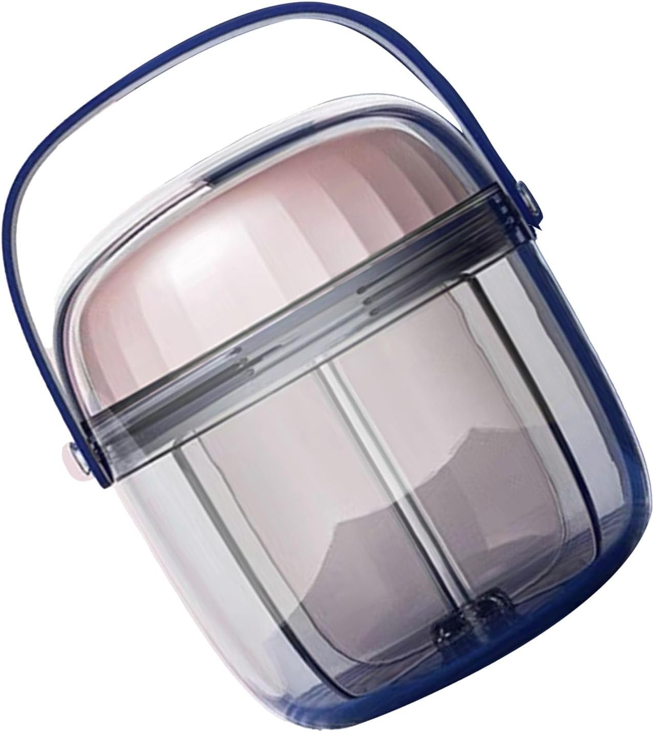 Portable Rotating Organizer Box - 7 Compartment PC Material for, Travel Storage, Design - Image 8