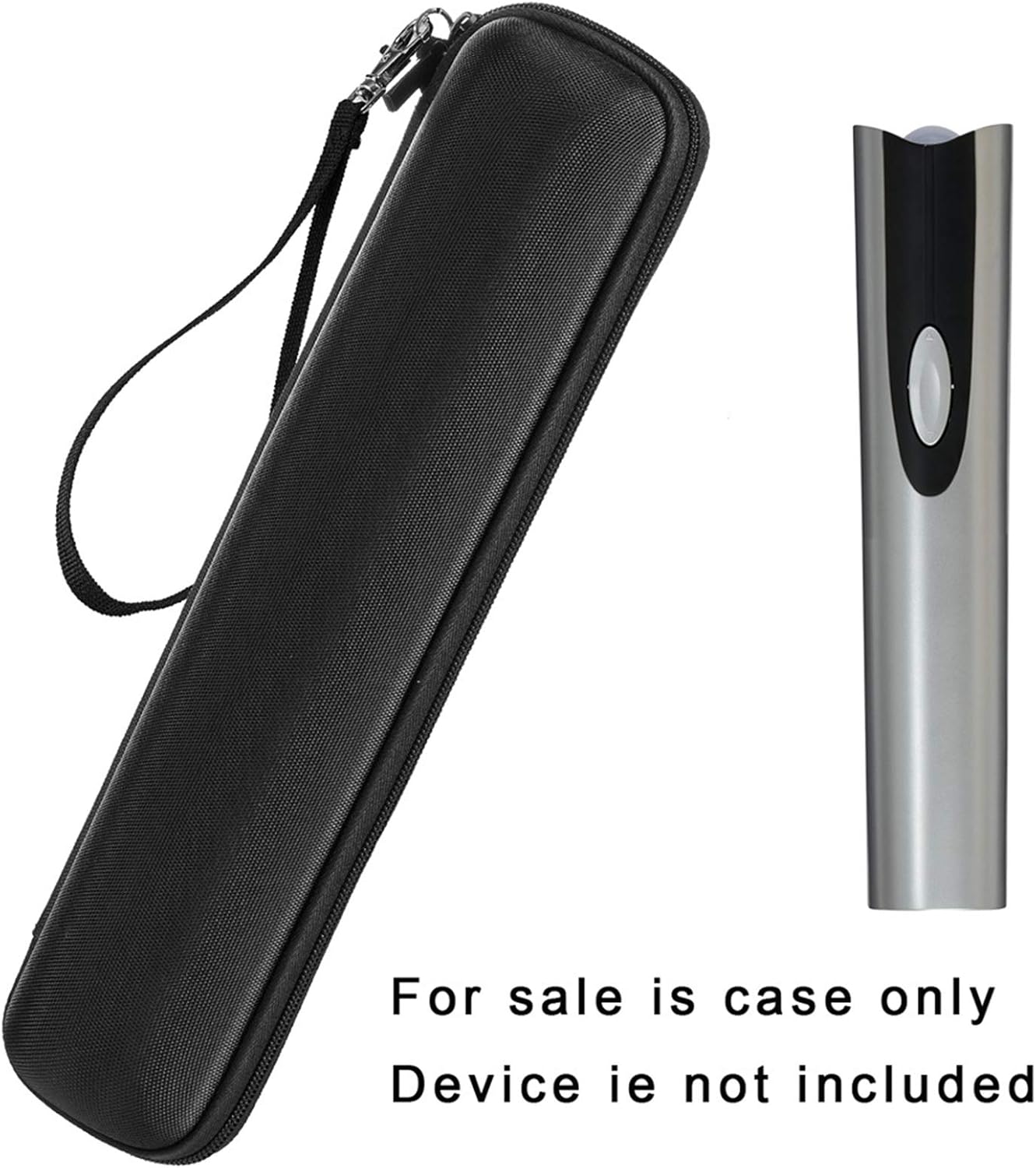 Portable EVA Bottle Opener Storage Case with Oxford Cloth Cover, Compact Holder for Electric Openers, Black, 31x7x7cm - Image 5