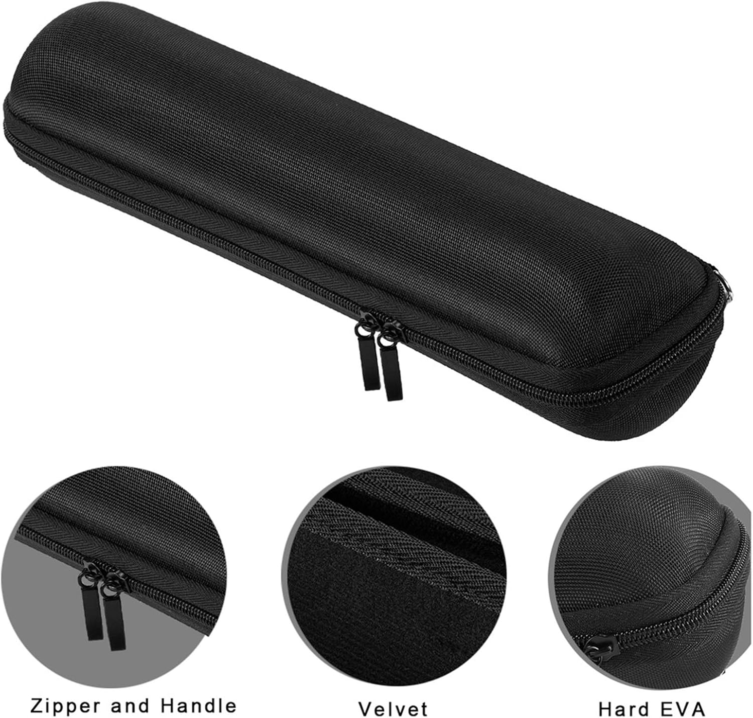 Portable EVA Bottle Opener Storage Case with Oxford Cloth Cover, Compact Holder for Electric Openers, Black, 31x7x7cm - Image 6
