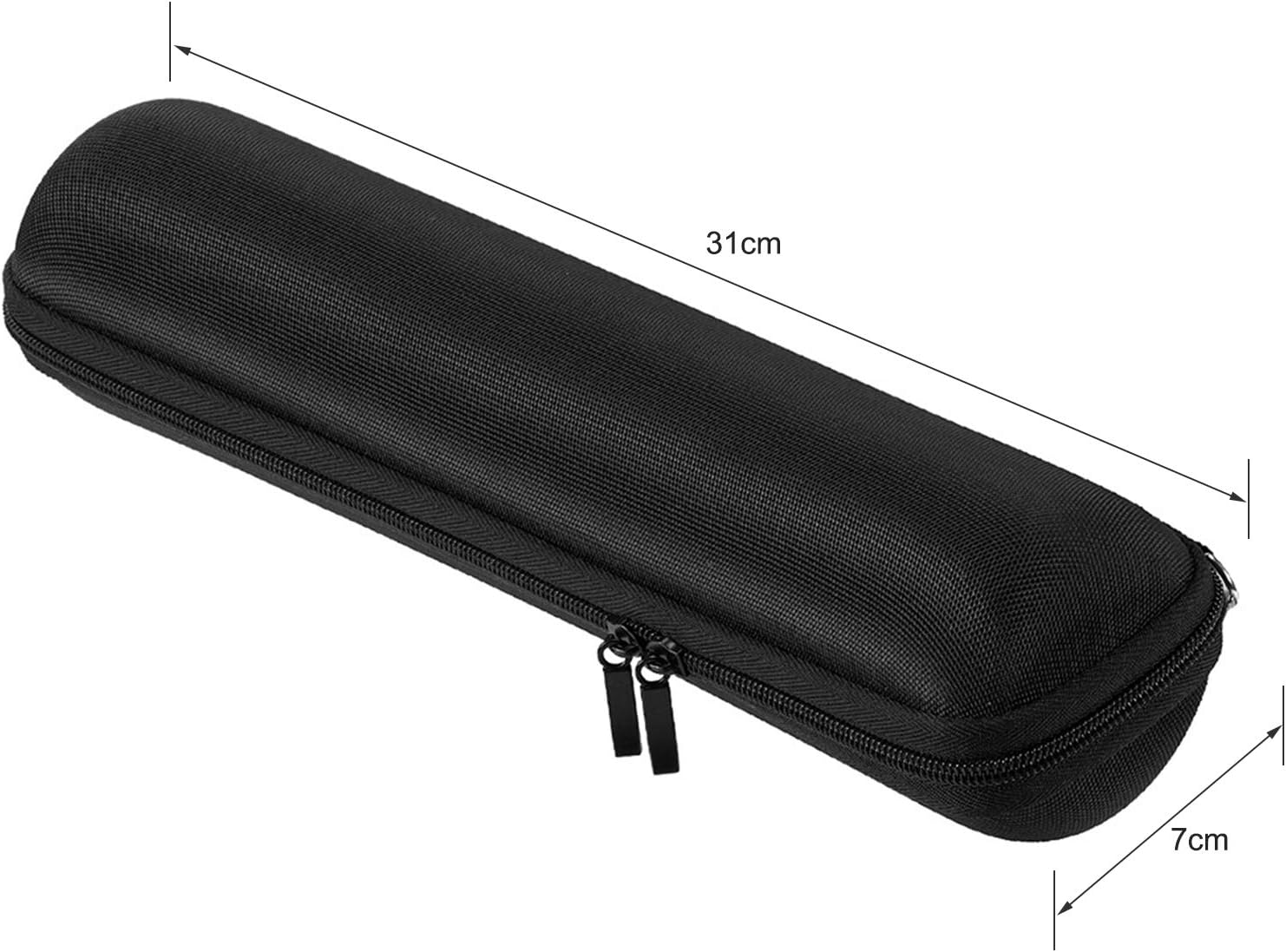 Portable EVA Bottle Opener Storage Case with Oxford Cloth Cover, Compact Holder for Electric Openers, Black, 31x7x7cm - Image 8