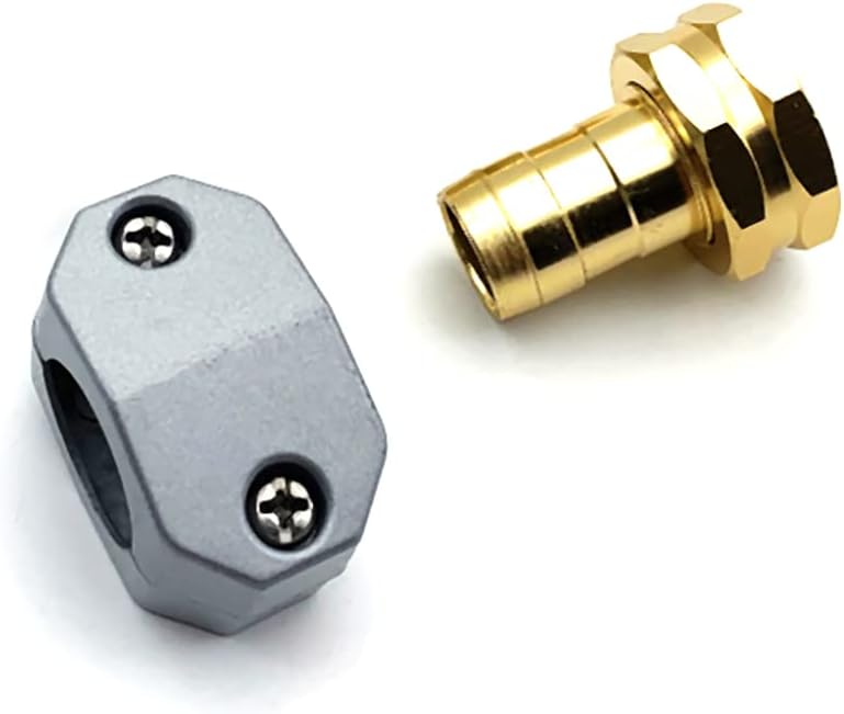 4 Pack Heavy Duty Garden Hose Repair Fittings, Aluminum Mender Female Male Hose Repair Coupler Connector with Clamp, Fits All 3/4 Inch or 5/8 Inch Garden Hose - Image 5