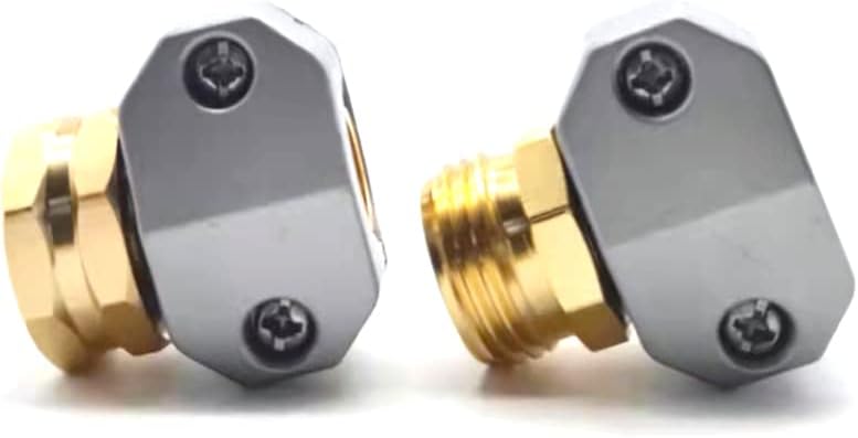 4 Pack Heavy Duty Garden Hose Repair Fittings, Aluminum Mender Female Male Hose Repair Coupler Connector with Clamp, Fits All 3/4 Inch or 5/8 Inch Garden Hose - Image 8