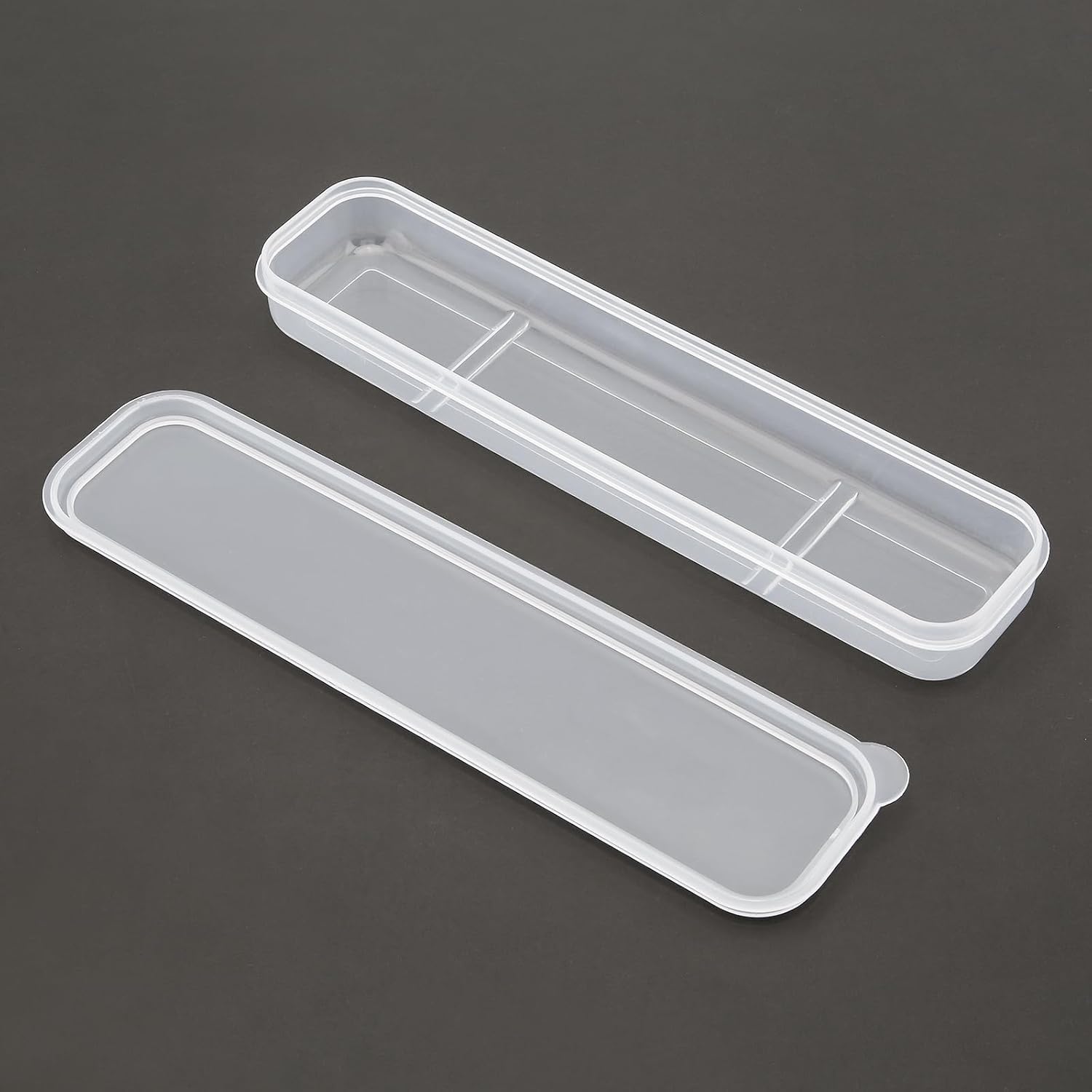 Portable Flatware Box Travel Tableware Storage Case, Simple Tableware Storage Box Case for Cutlery Kit (White) - Image 7