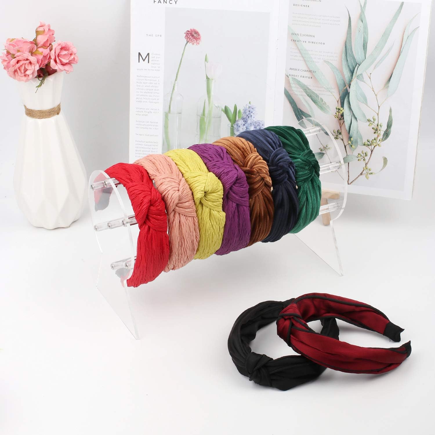 Headband Holder,Clear Jewelry Organizer for Teen Girl Women Gifts, The Perfect Headband Display Organizer - Image 4