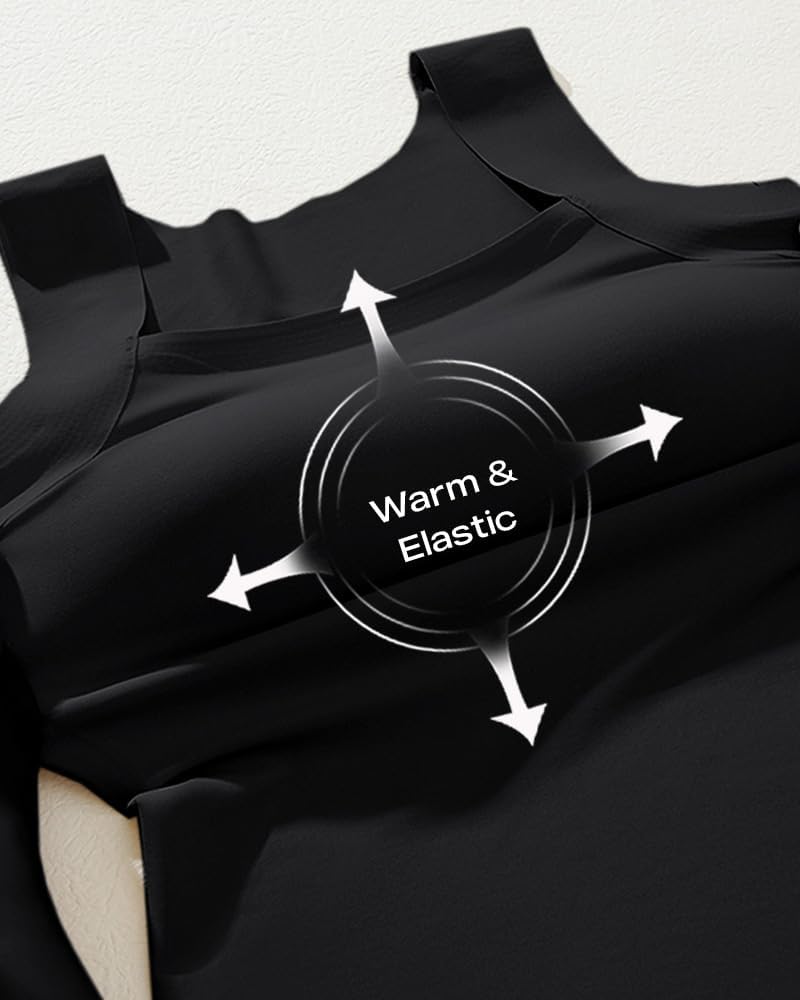Womens U Neck Shapewear Built-in Bra Tank High Strechy Sleeveless Slim Fit Tops Camisole Workout Tops - Image 5