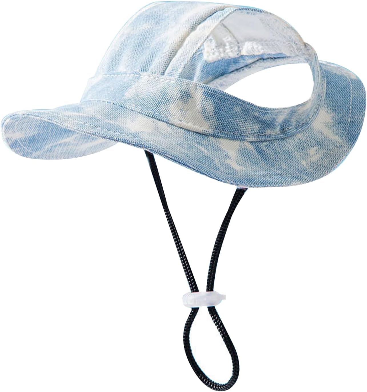 Baseball Cap for Dogs - Visor Sun Protection Hat With Ear Holes, Adjustable Outdoor Sport Hat With Round Brim for Puppy, Small Medium Dogs, Cats (Large) - Image 8