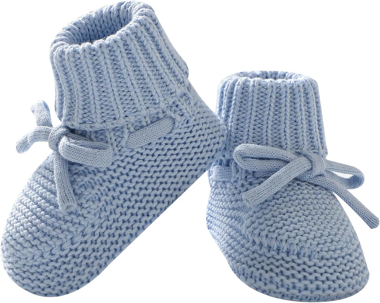 Baby Booties Newborn First Walkers Cozy Shoes Warm Knit Soft Booties for Toddler Infant Boy Girl - Image 1