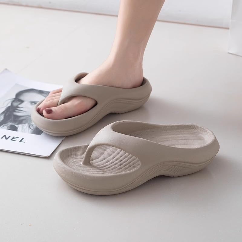 Arch Support Pillow Slides Flip Flops for Women Men, 2025 Summer Orthopedic Cloud Slides Soft Non-slip - Image 4