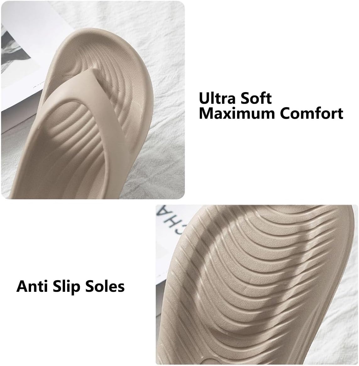 Arch Support Pillow Slides Flip Flops for Women Men, 2025 Summer Orthopedic Cloud Slides Soft Non-slip - Image 6