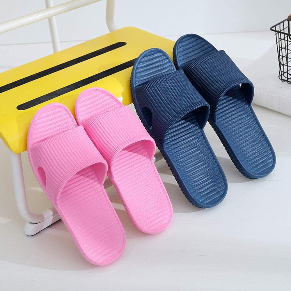 Women/Men's Non-Slip Shower Sandals Slip On Slippers Indoor Household Summer Bathroom Slide - Image 3