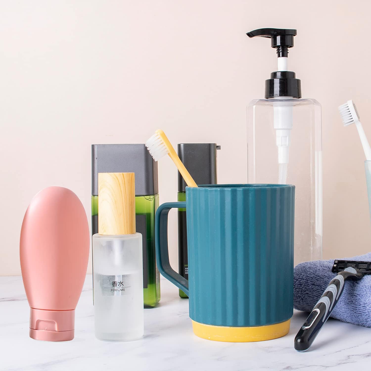 Travel Bottles, 3 PCS Travel Containers for Toiletries, Leak-Proof Refillable Squeezable Travel Bottles Set for Shampoo, Body Wash and Travel - Image 4