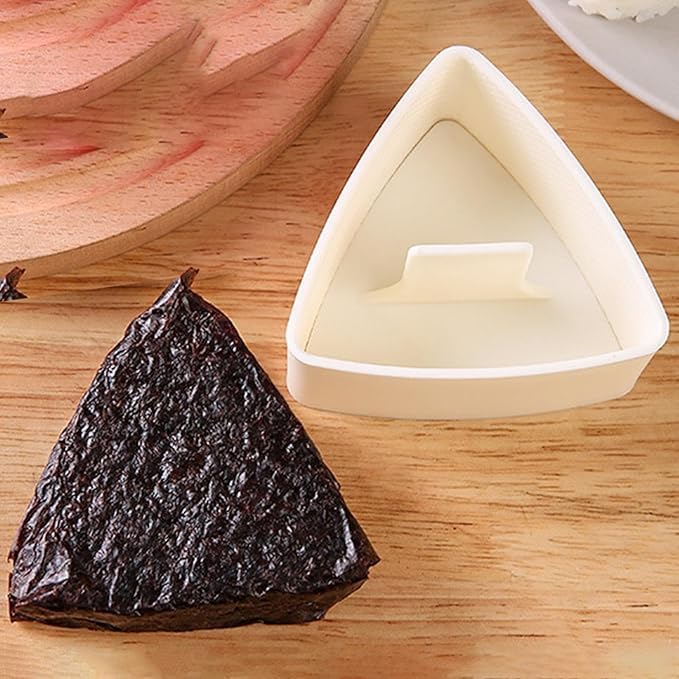 3Pcs Onigiri Triangle Rice Ball Maker, Plastic Triangle Rice Ball Mold Musubi Maker Press, Non Stick Making Machine Sushi Press, Sushi Press Mold with Triangular Shape for Home DIY - Image 5