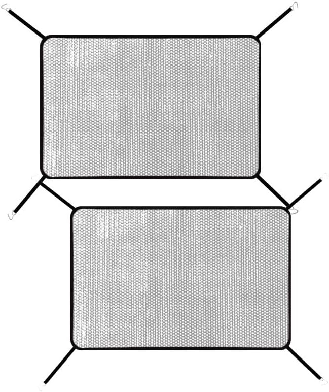 2Pcs Car Grill Net,Heavy-Duty Grille Mesh with Hooks, Universal Front Bumper Vent Insert for Pickup Trucks & Vehicles, Dustproof Air Intake Protection, Durable Car Accessories - Image 1