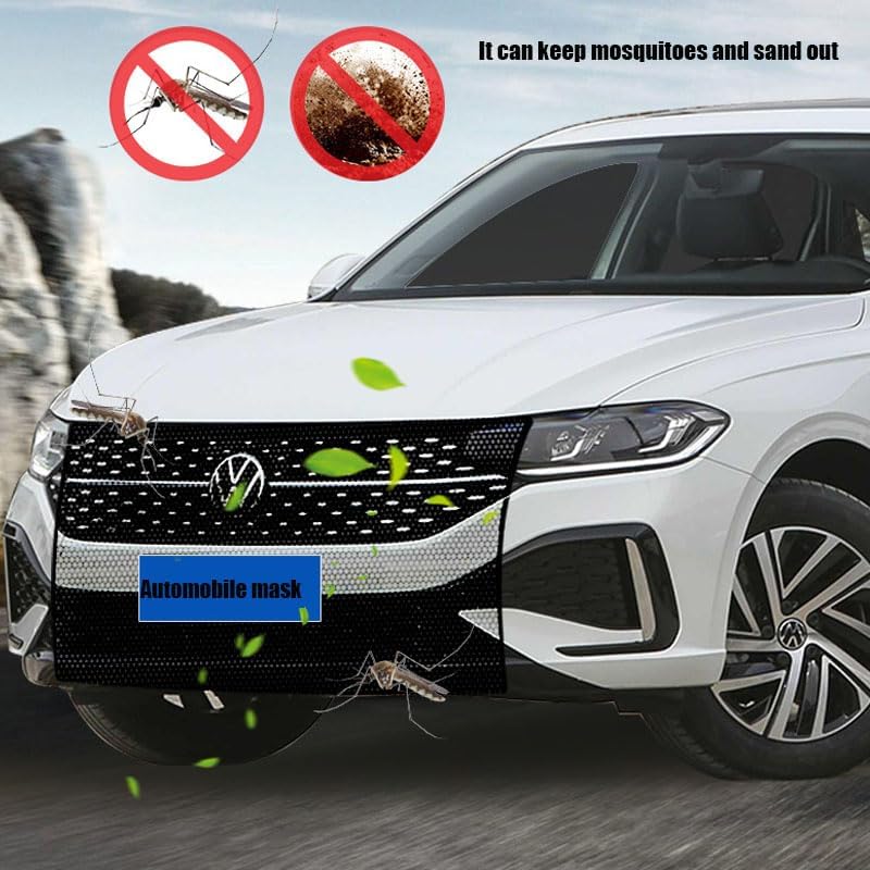 2Pcs Car Grill Net,Heavy-Duty Grille Mesh with Hooks, Universal Front Bumper Vent Insert for Pickup Trucks & Vehicles, Dustproof Air Intake Protection, Durable Car Accessories - Image 5