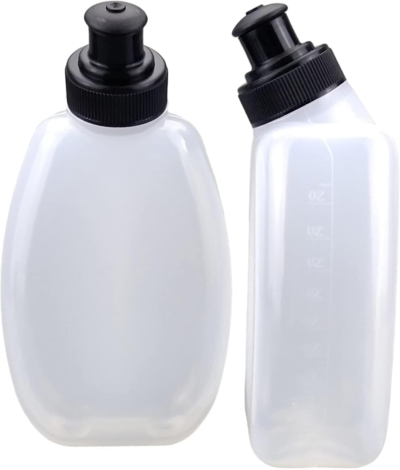 2x10oz BPA-Free Water Bottles for the Running Hydration Belt, Fuel Belts Replacement Bottle Set for Marathon Walking Hiking Cycling Trail Skiing（2 Pack） - Image 1