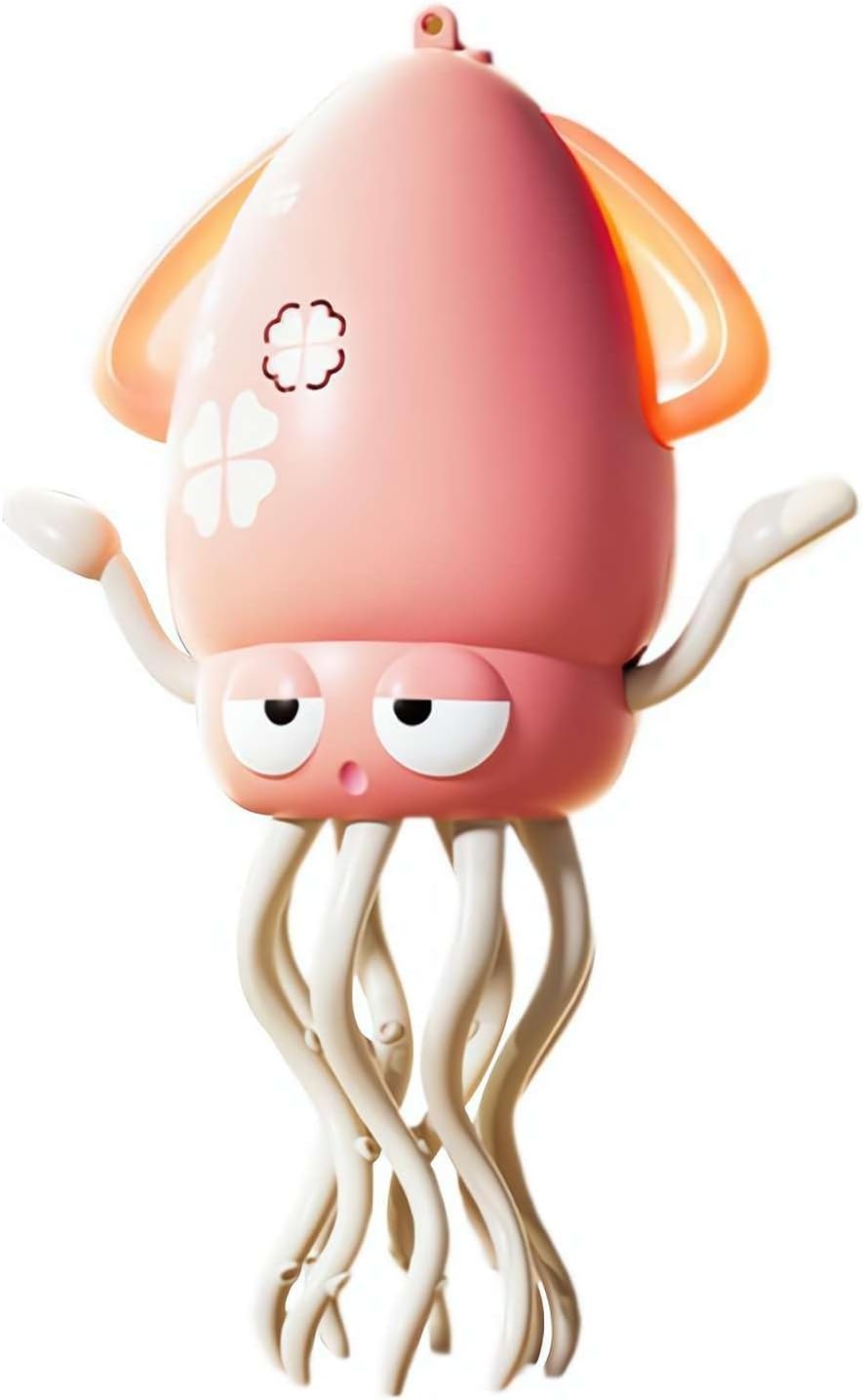 Magic Dancing Octopus Toy, Electric Dancing Octopus Baby Toy, Automatic Evasion Octopus Toy with Led Light and Music, Electronic Early Development Toys Birthday Gifts (Gray) - Image 1