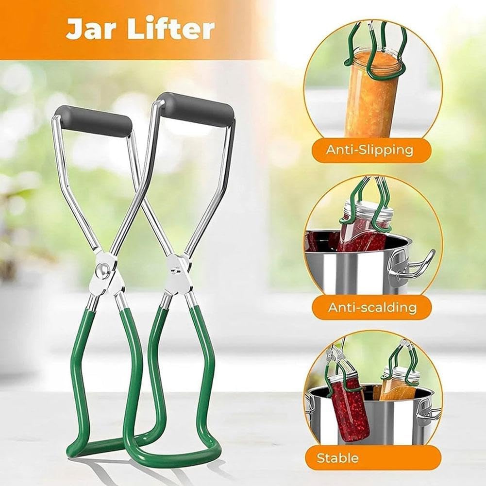 3PCS Canning Essentials Kit - Magnetic Lid Lifter, Canning Supplies Canning Kit, Wide Mouth Canning Funnel Anti-Scald Clip Kitchen Tools for Canning Jars - Image 7