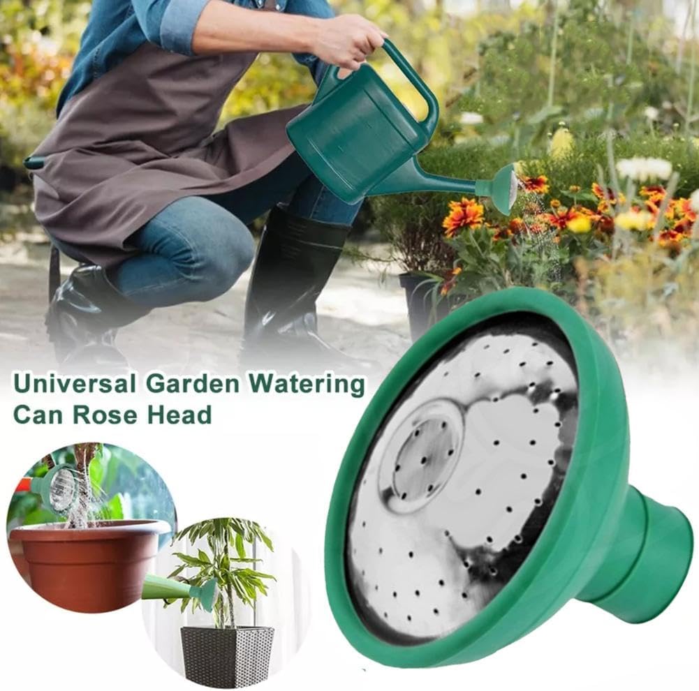 Universal Watering Can Head Replacement,Water Sprinkler Sprayer Rose Head Kettle Replacement Nozzles,Garden Shower Heads Watering Tool for Most Watering Jugs (4PCS) - Image 2