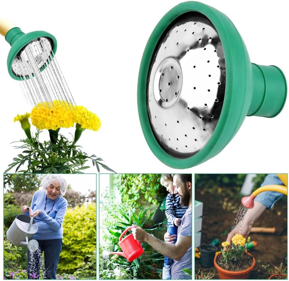 Universal Watering Can Head Replacement,Water Sprinkler Sprayer Rose Head Kettle Replacement Nozzles,Garden Shower Heads Watering Tool for Most Watering Jugs (4PCS) - Image 7