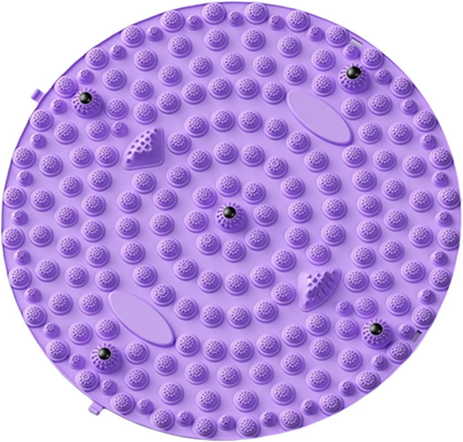 Foot Massager Mat,Relaxation Massage Mat Feet Massage Pad,Foot Reflexology Stone Pad,Ergonomic Acupressure Mat for Feet Relaxation,Portable Massage Tool for Walking & Long Sittin (Purple 37CM) - Image 1