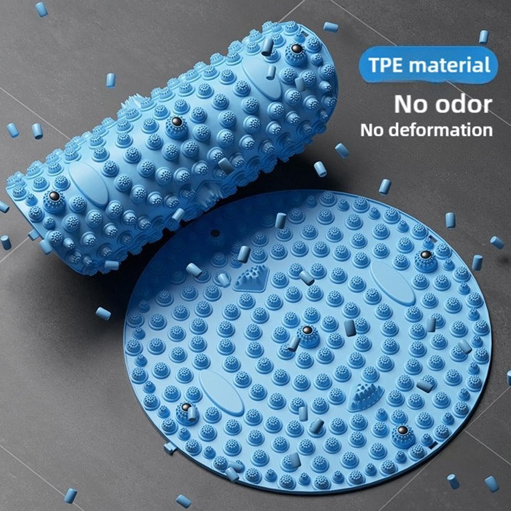 Foot Massager Mat,Relaxation Massage Mat Feet Massage Pad,Foot Reflexology Stone Pad,Ergonomic Acupressure Mat for Feet Relaxation,Portable Massage Tool for Walking & Long Sittin (Purple 37CM) - Image 4