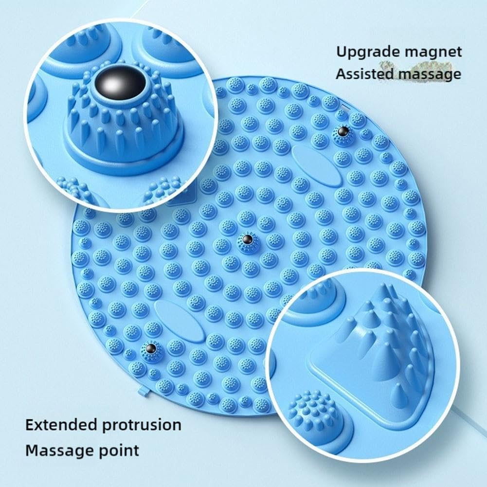 Foot Massager Mat,Relaxation Massage Mat Feet Massage Pad,Foot Reflexology Stone Pad,Ergonomic Acupressure Mat for Feet Relaxation,Portable Massage Tool for Walking & Long Sittin (Purple 37CM) - Image 5
