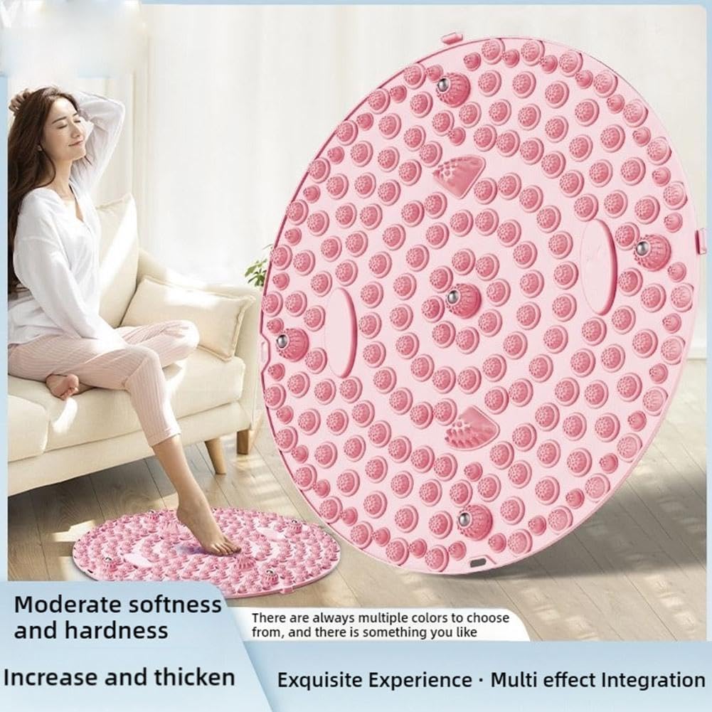 Foot Massager Mat,Relaxation Massage Mat Feet Massage Pad,Foot Reflexology Stone Pad,Ergonomic Acupressure Mat for Feet Relaxation,Portable Massage Tool for Walking & Long Sittin (Purple 37CM) - Image 8