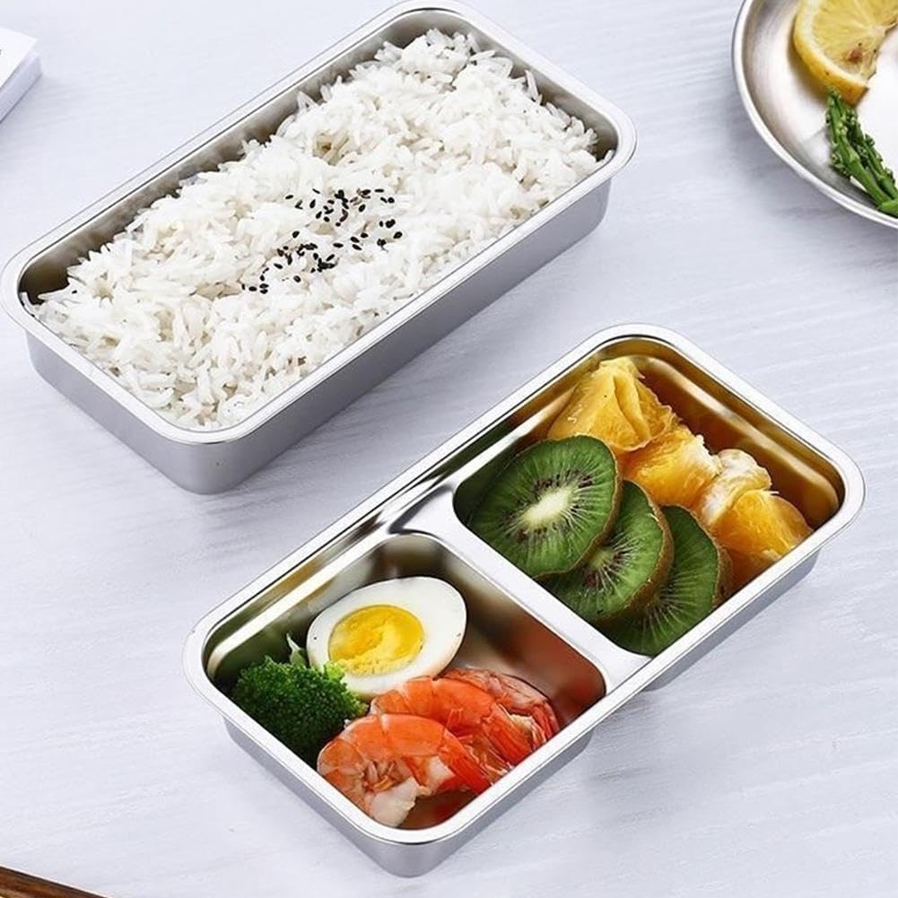 Grab and Go Snack Containers – Reusable Stainless Steel Double Compartment Containers with Lids, Stainless Steel Snack Containers, Snacks Dips for Snacks, Dips, Takeout, Travel - Image 7