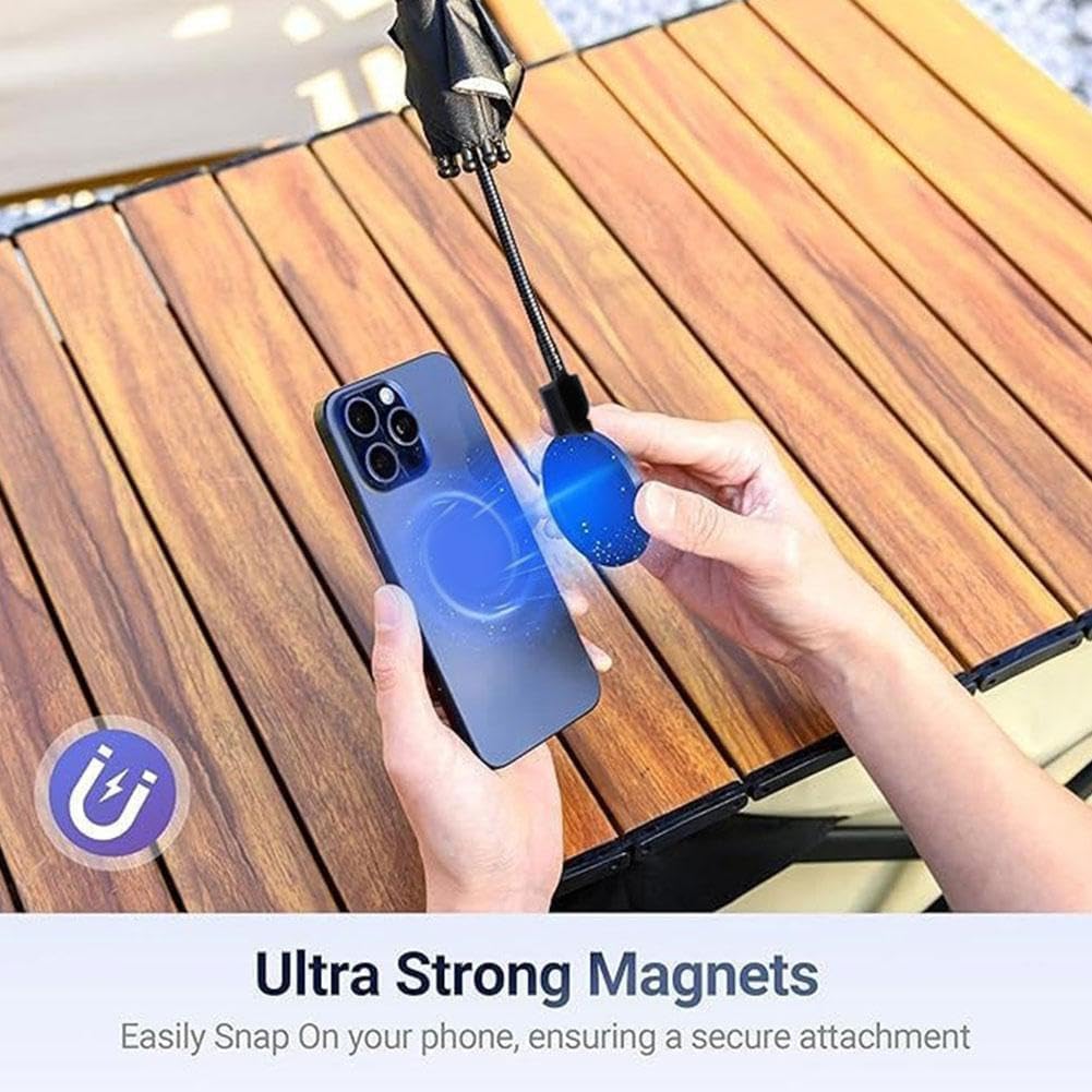 Phone Umbrella for Sun, Adjustable Magnetic Phone Sun Shade Umbrella, Universal Phone Umbrella Sun Blocker Cover Visor for Beach Pool Outdoor - Image 3