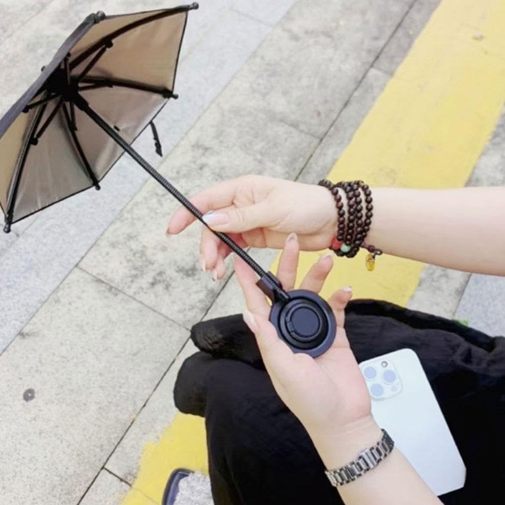 Phone Umbrella for Sun, Adjustable Magnetic Phone Sun Shade Umbrella, Universal Phone Umbrella Sun Blocker Cover Visor for Beach Pool Outdoor - Image 4