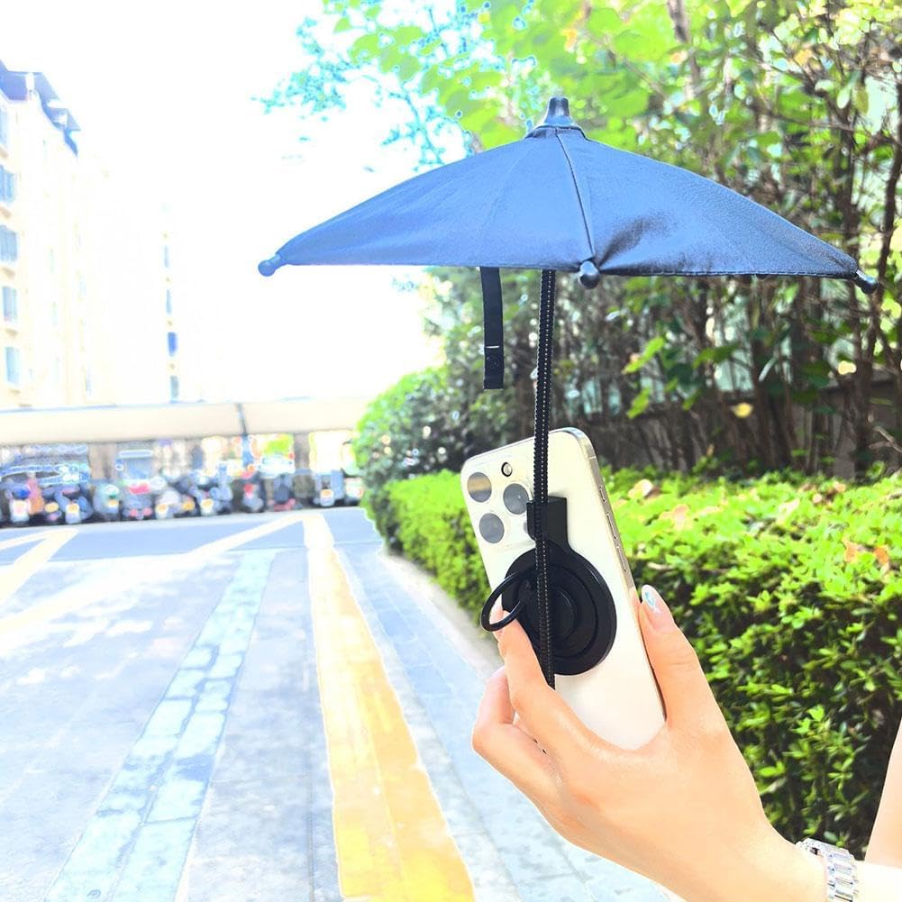 Phone Umbrella for Sun, Adjustable Magnetic Phone Sun Shade Umbrella, Universal Phone Umbrella Sun Blocker Cover Visor for Beach Pool Outdoor - Image 7