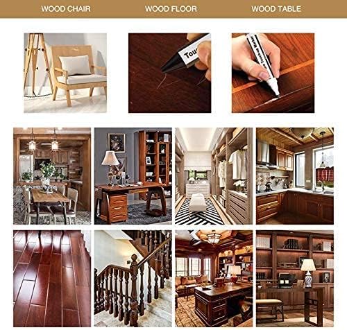 Furniture Wood Repair Markers Kit,Touch Up Markers and Wax Sticks with Sharpener,for Stains, Scratches, Floors, Tables, Desks, Carpenters, Bedposts, Touch-Ups, Cover-Ups, Molding Repair - Set of 21 - Image 7