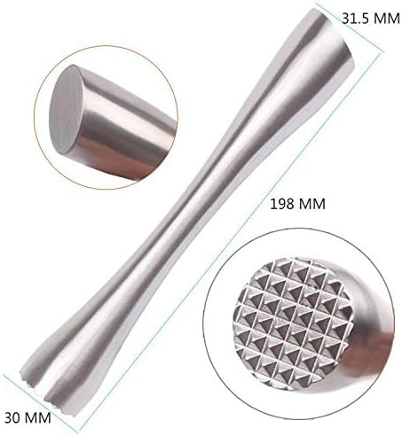 Stainless Steel Cocktail Muddler 8