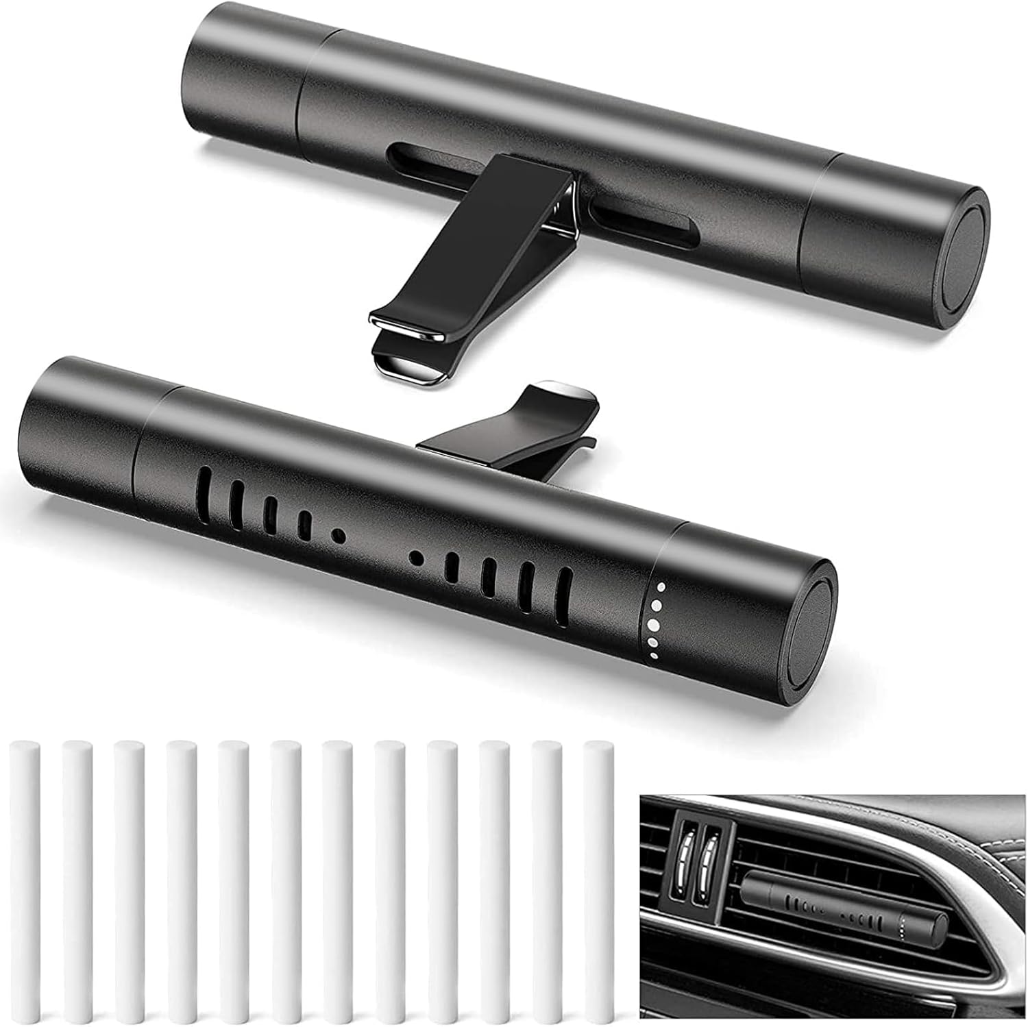 2 Custom Car Vent Diffusers Come with three custom aroma sticks - Image 1