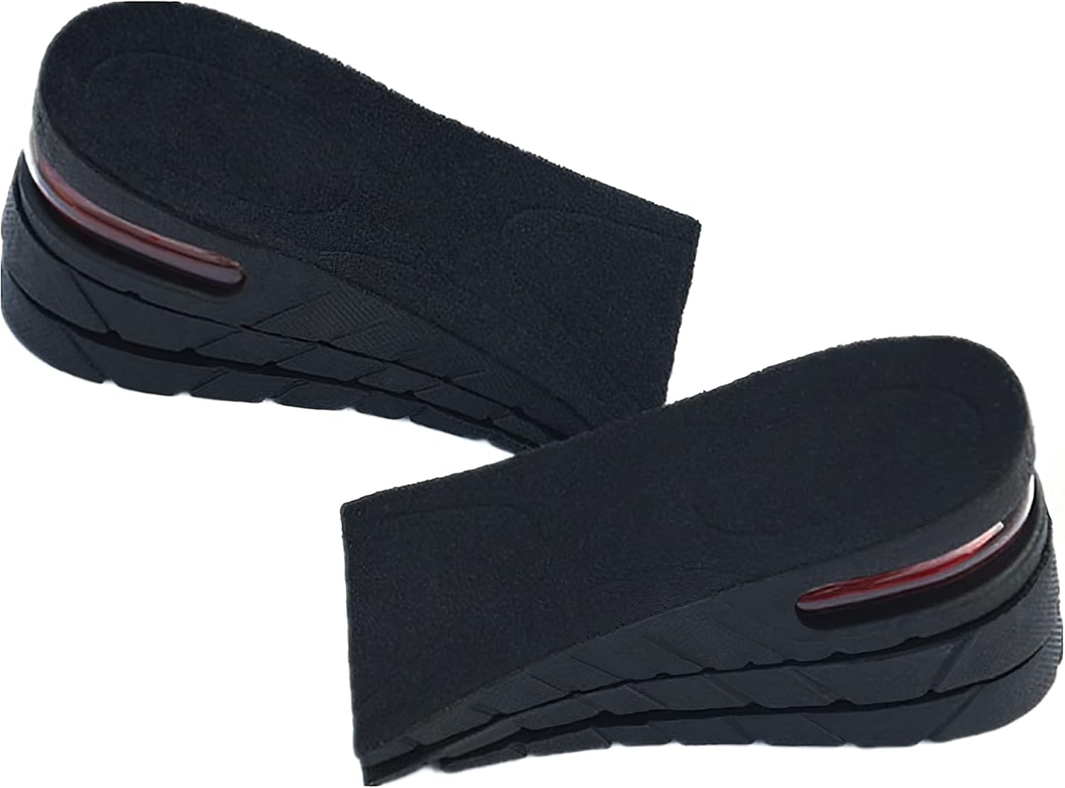 Height Increase Insole 3-Layer Air up Shoe Lifts Elevator Shoes Insole -6 cm(2.4inches) Heels lift Inserts for Men and Women - Image 1