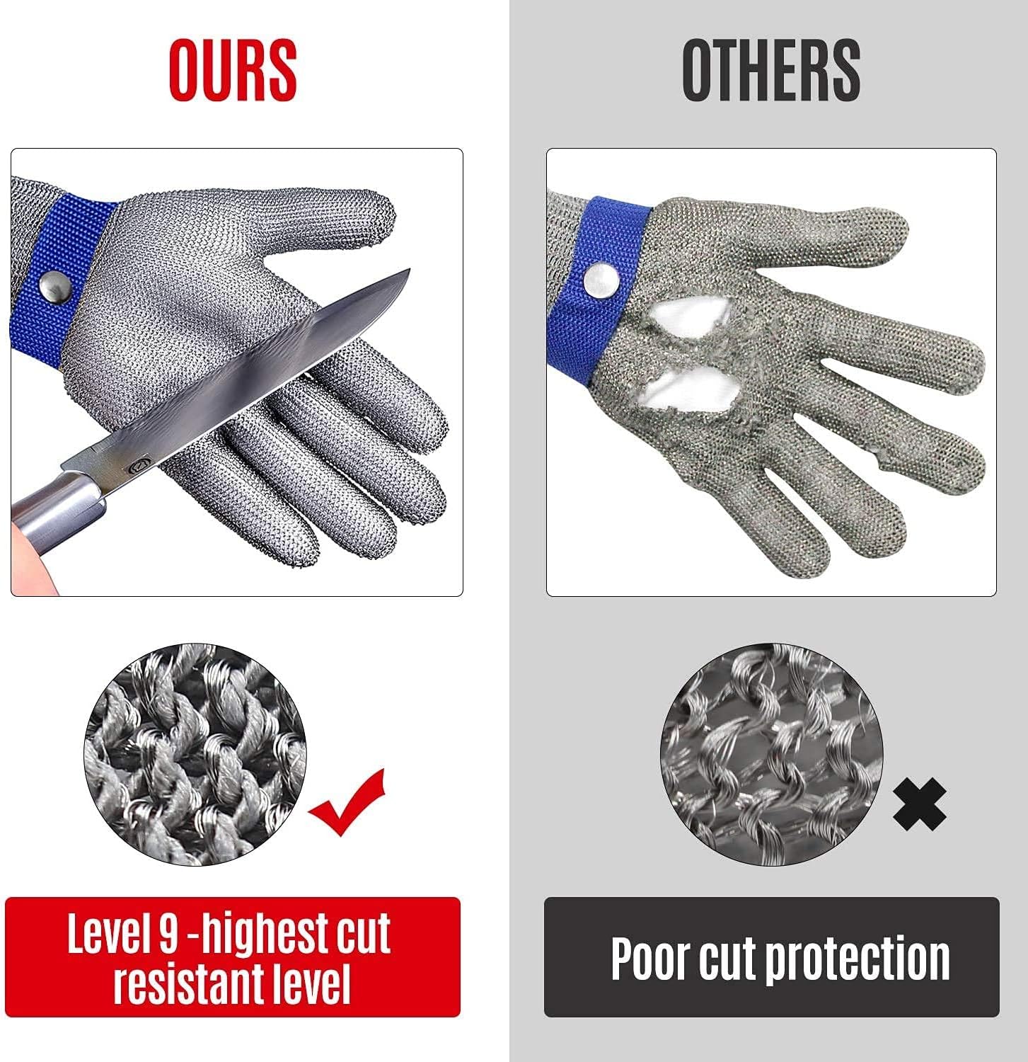 Level 9 Cut Resistant Gloves - Image 3