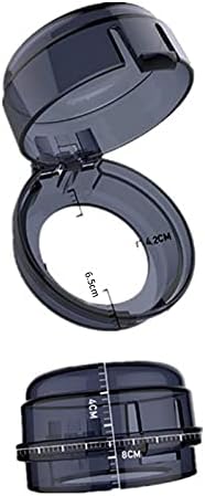 10Pcs Stove Locks,Child Safety Oven Knob Covers Stove Lock,Stove Stopper Knob Safety Covers,Stove Protector for Kids(Transparent Black) - Image 2