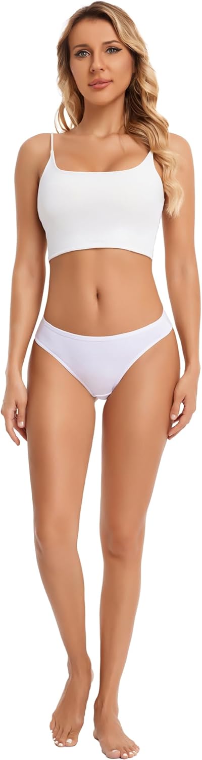 Women's Breathable Cotton Thong Panties Pack of 6 - Image 4