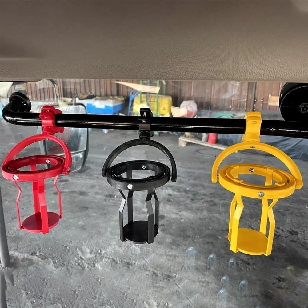 Gyroscopic Cup Holder, Self-Leveling Cup Holder for Motorcycles, Anti-Spill Drink Holder Auto, Balancing Beverage Holder Heavy, Djustable Clip on Hanging Cup Holder for Trucks, Boats, Bicycles(Black) - Image 2