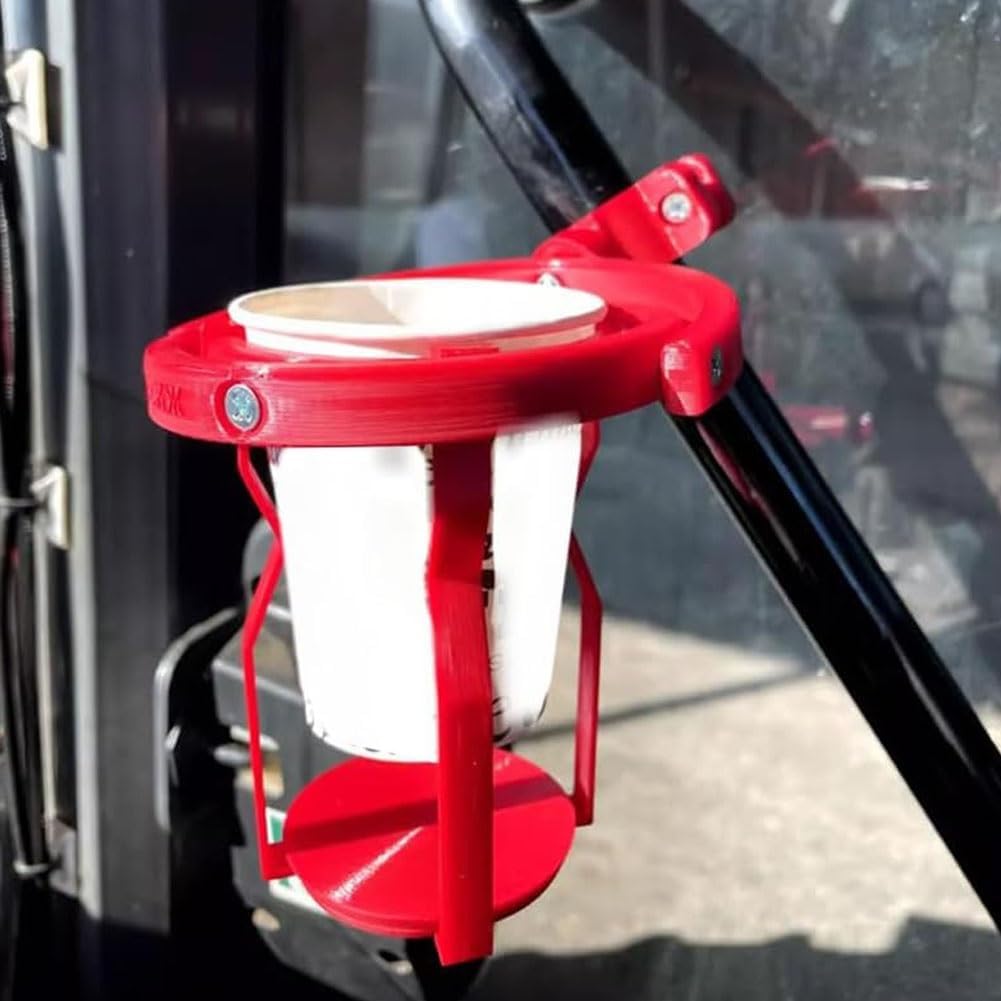 Gyroscopic Cup Holder, Self-Leveling Cup Holder for Motorcycles, Anti-Spill Drink Holder Auto, Balancing Beverage Holder Heavy, Djustable Clip on Hanging Cup Holder for Trucks, Boats, Bicycles(Black) - Image 3