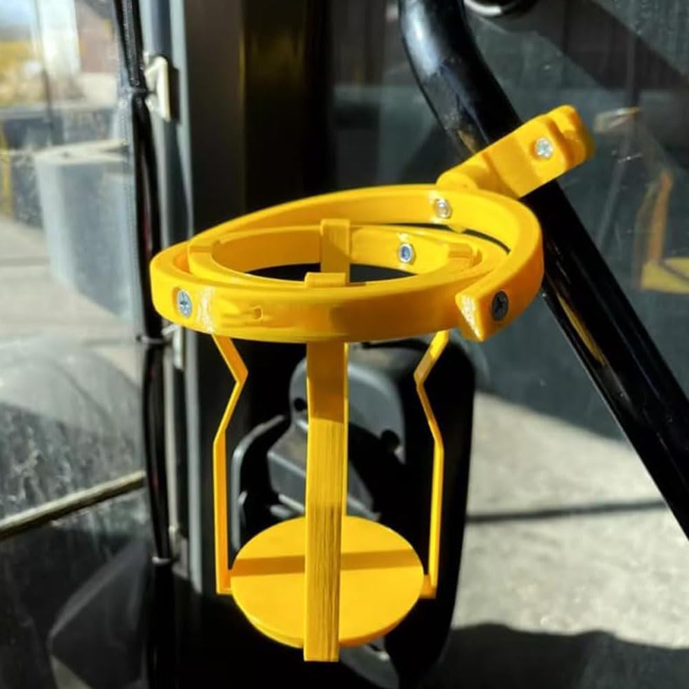 Gyroscopic Cup Holder, Self-Leveling Cup Holder for Motorcycles, Anti-Spill Drink Holder Auto, Balancing Beverage Holder Heavy, Djustable Clip on Hanging Cup Holder for Trucks, Boats, Bicycles(Black) - Image 4